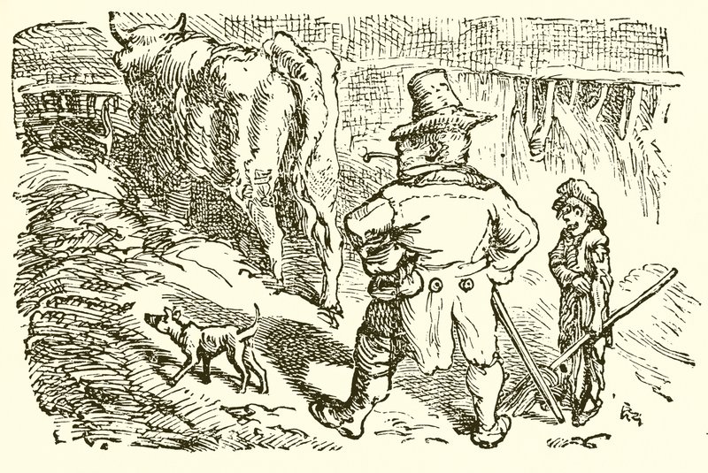 Öküz Ahırındaki Geyik by Ernest Henry Griset