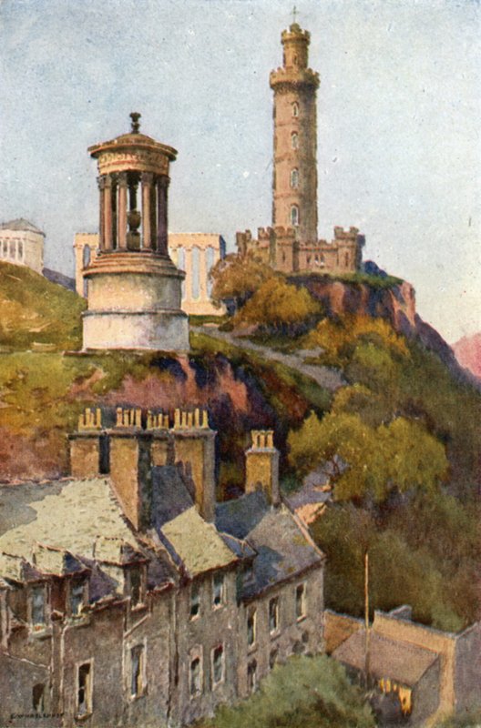 Calton Tepesi (renkli taş) by Ernest William Haslehust