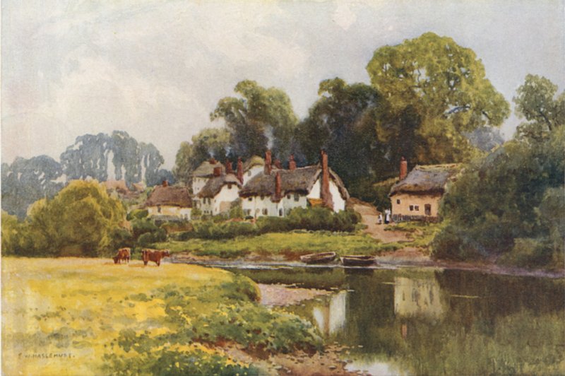 Kontes Weir (renkli taş) by Ernest William Haslehust