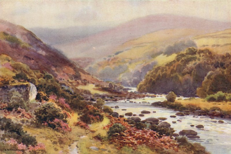 Dartmeet (renkli taş) by Ernest William Haslehust
