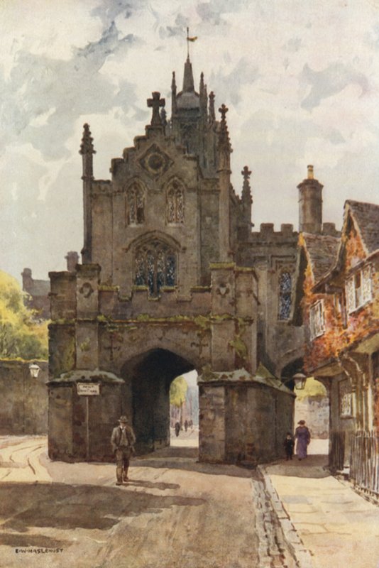 Doğu Kapısı, Warwick (renkli taş) by Ernest William Haslehust