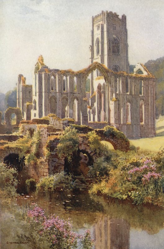 Çeşmeler Manastırı (renkli taş) by Ernest William Haslehust