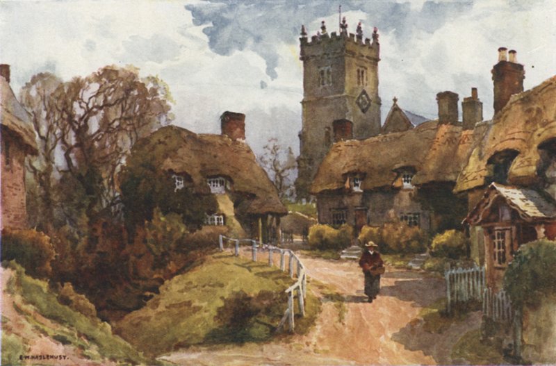 Godshill (renkli taş) by Ernest William Haslehust