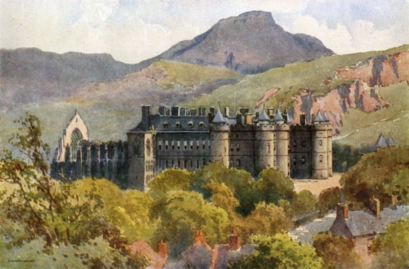 Holyrood Sarayı: Arka Planda Arthur