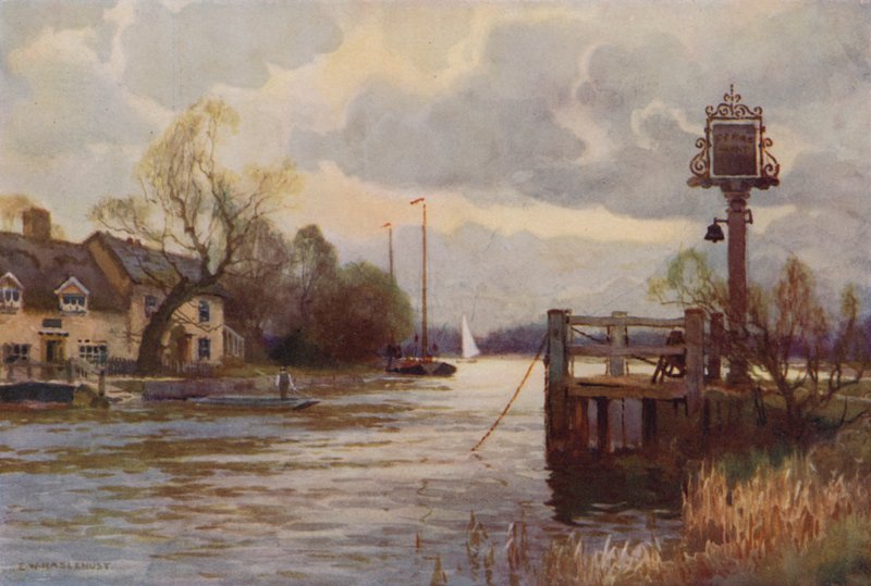 Horning Feribotu (renkli taş) by Ernest William Haslehust