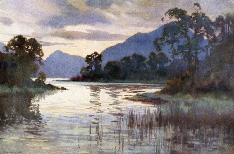 Luss Boğazları (renkli taş) by Ernest William Haslehust