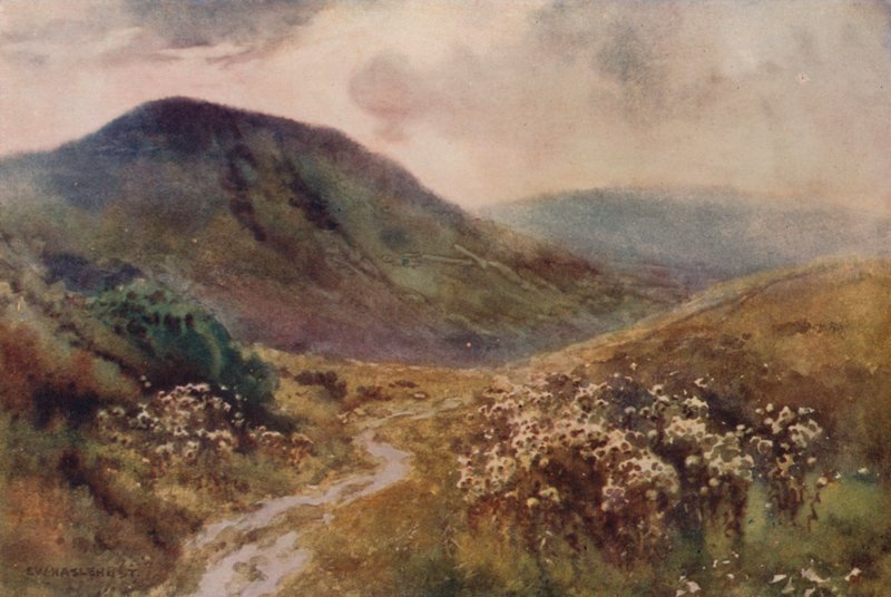 Mam Tor (renkli taş) by Ernest William Haslehust