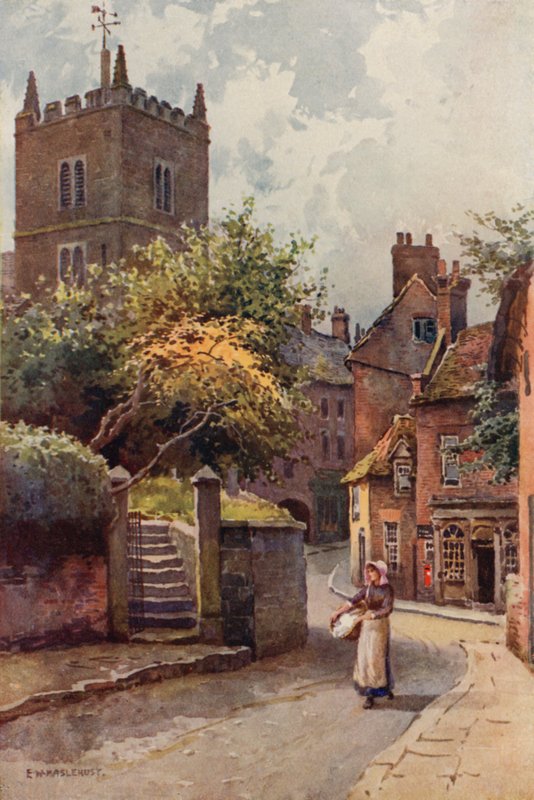 Ollerton (renkli taş) by Ernest William Haslehust