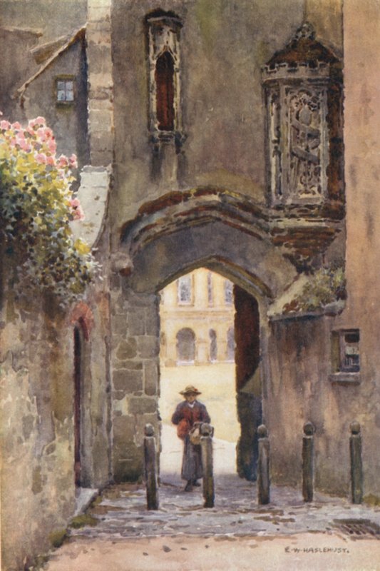 Penniless Gate, Wells (renkli taş) by Ernest William Haslehust