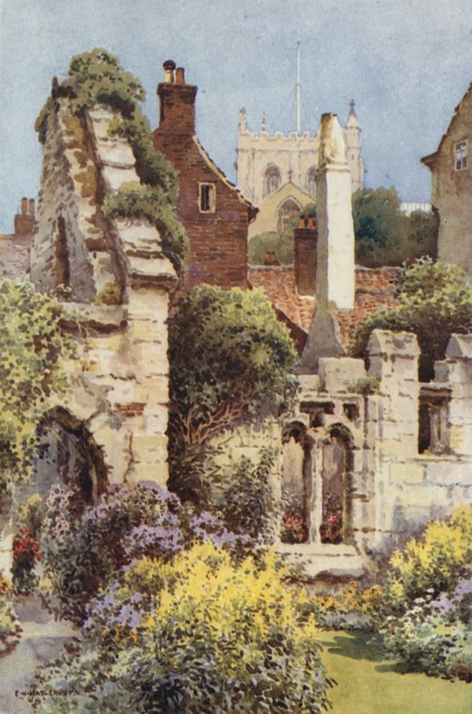 Aziz Anne Şapeli, Ripon (renkli taş) kalıntıları by Ernest William Haslehust