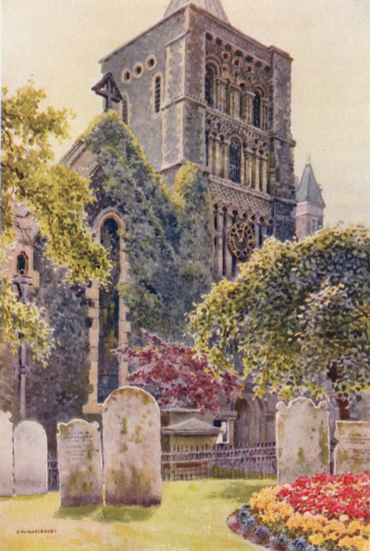 Aziz Mary Kilisesi, Dover (renkli taş) by Ernest William Haslehust