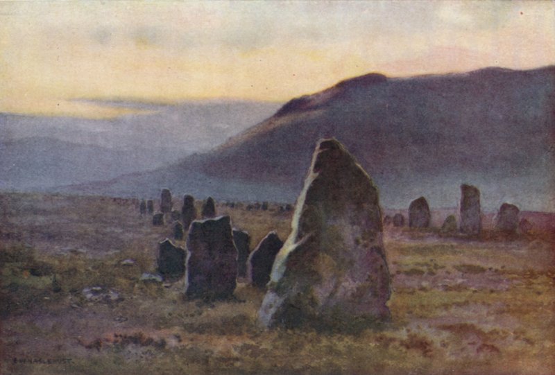 Merrivale yakınlarındaki Stone Avenue (renkli taş) by Ernest William Haslehust