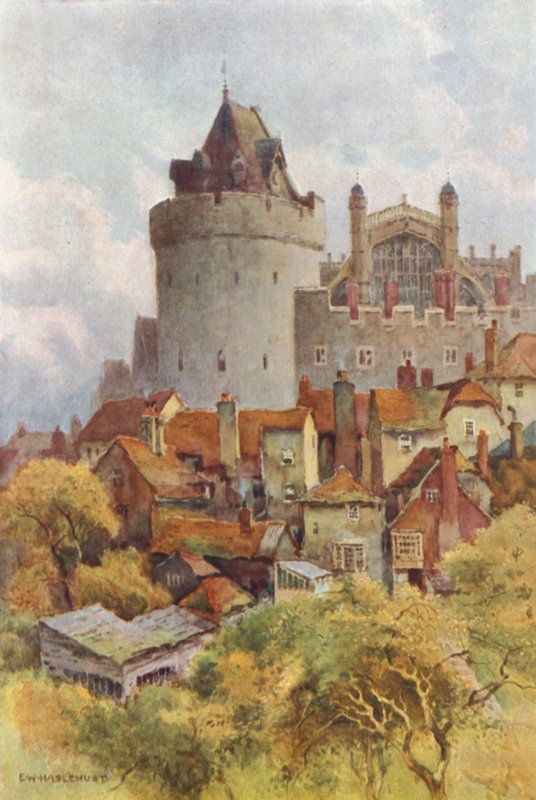 Sokağa çıkma yasağı Kulesi (renkli taş) by Ernest William Haslehust