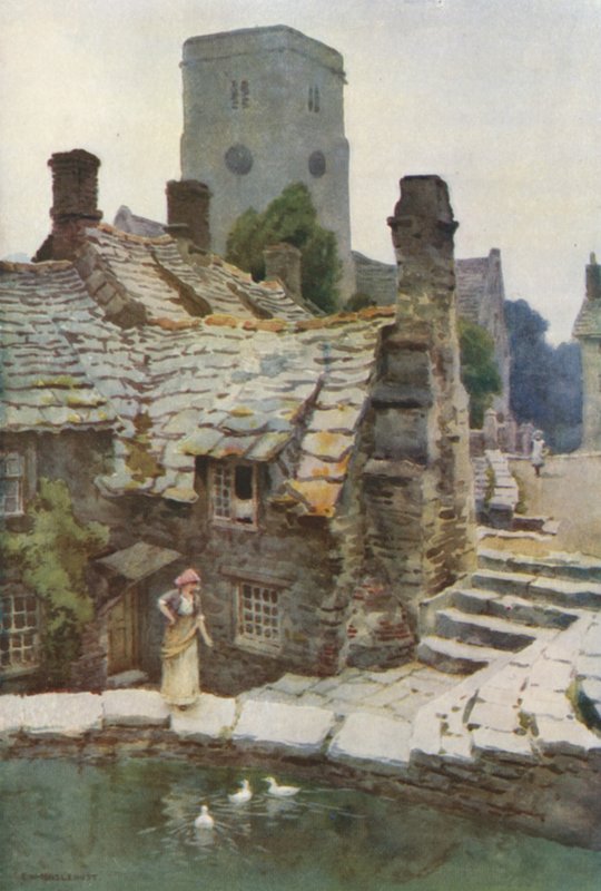 Değirmen Göleti, Eski Swanage (renk üyeleri) by Ernest William Haslehust