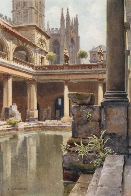 Roma Hamamı (renkli taş) by Ernest William Haslehust
