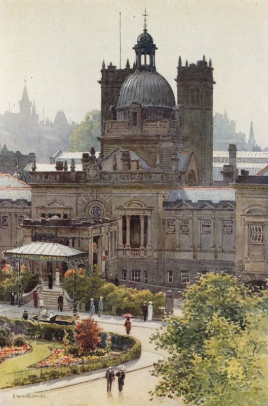 Kraliyet Banyoları, Harrogate (renkli taş) by Ernest William Haslehust