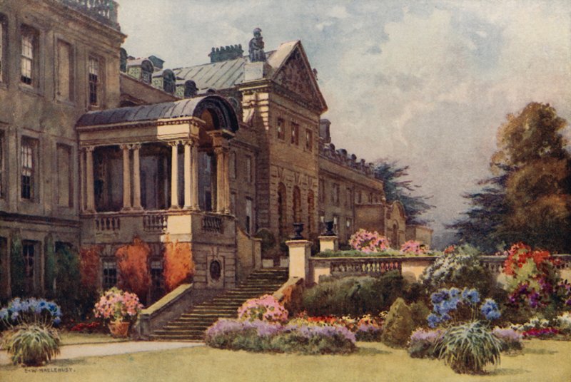 Welbeck Manastırı (renkli taş) by Ernest William Haslehust
