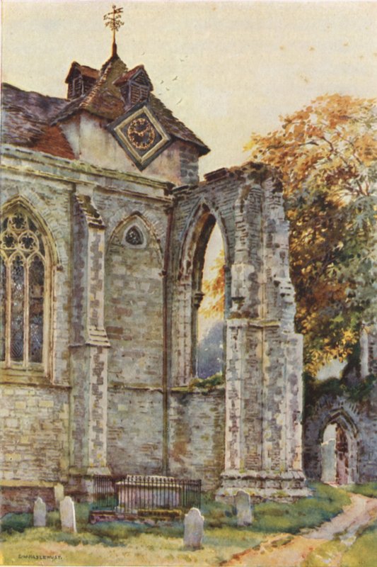 Winchelsea Kilisesi (renkli taş) by Ernest William Haslehust
