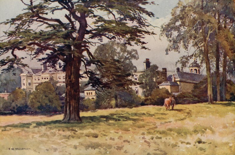 Worksop Malikanesi (renkli taş) by Ernest William Haslehust