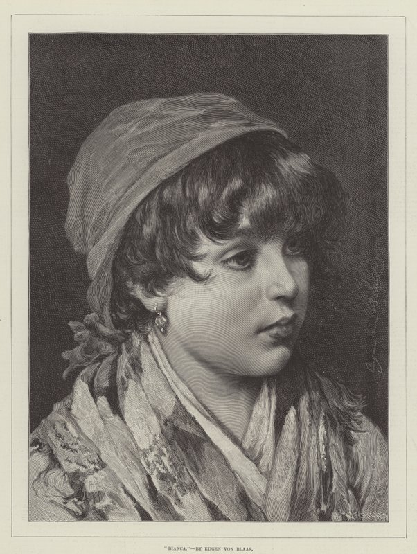 Beyaz by Eugen von Blaas