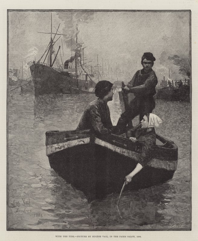 With the Tide  by Eugene Lawrence Vail