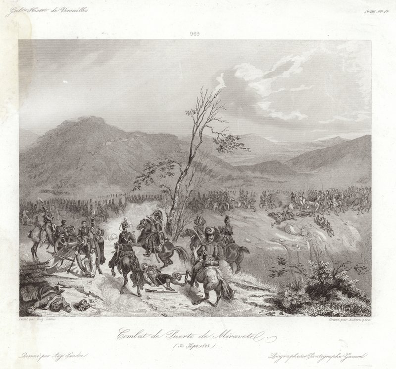 Puerto de Miravete Savaşı by Eugene Louis Lami