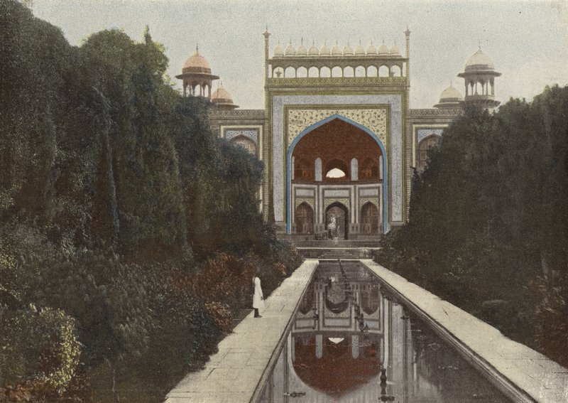 Agra, Antre Du Tady Mahal by European Photographer