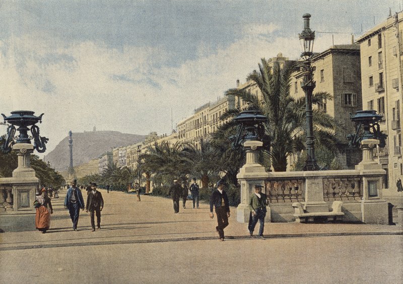 Barselona, ​​Le Paseo De Colon by European Photographer