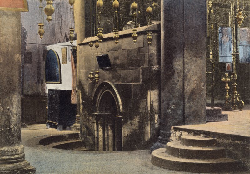 Bethlehem, Doğuş Mağarasının Girişi by European Photographer