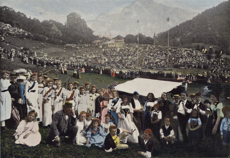 Interlaken, Fete Alp by European Photographer