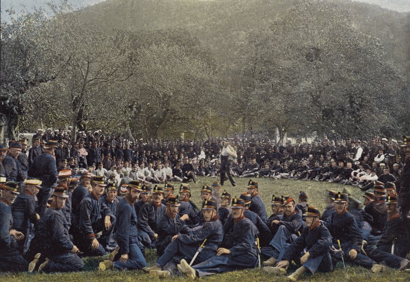 Interlaken, Fete Militaire by European Photographer