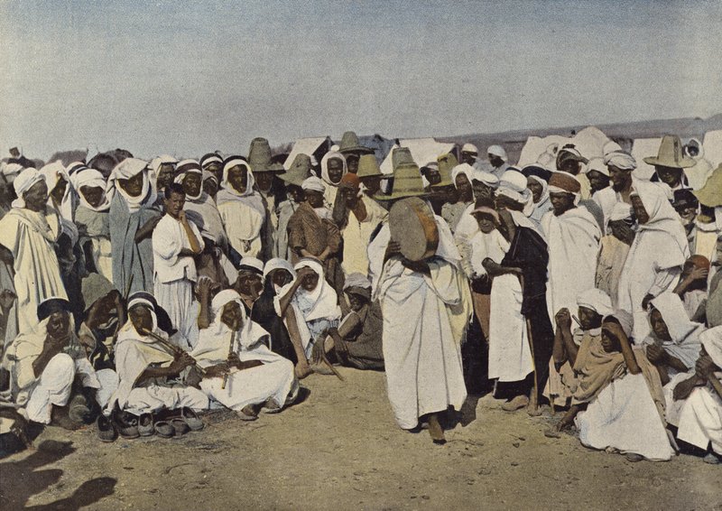 Arap Büyücüsü, Yılan Terbiyecisi by European Photographer