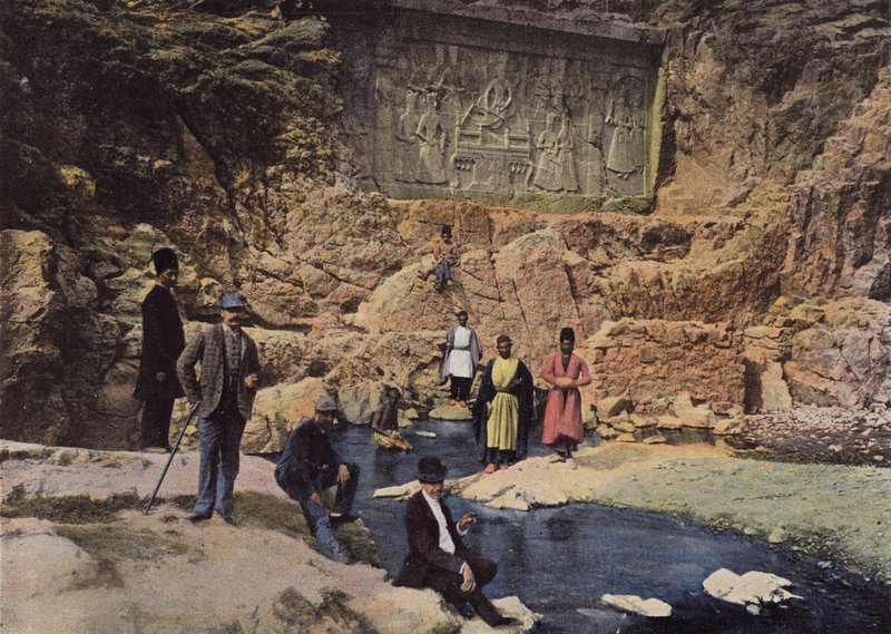 Çekan Ali, Şah Fath Ali ve Çocukları by European Photographer