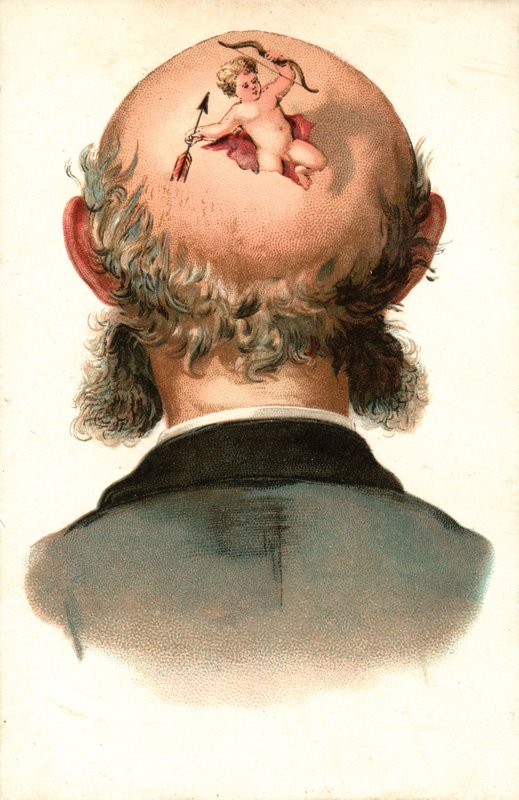 Erkek kafa - Cupid tırmanırken by European School