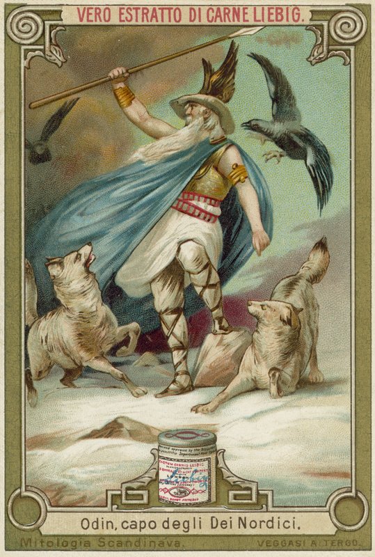Odin, İskandinav tanrılarının şefi by European School