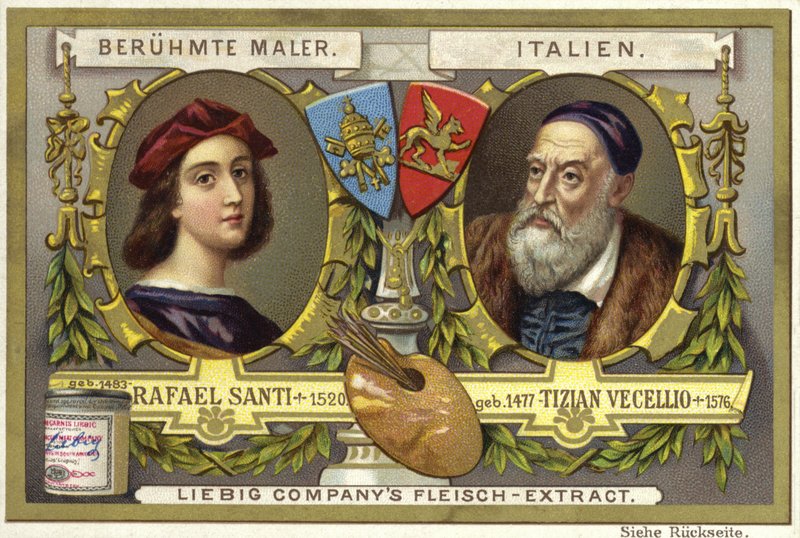 Raphael ve Titian, İtalyan sanatçılar by European School