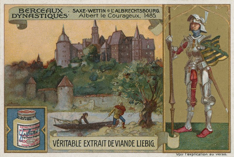 Saxe-Wettin: Albrechtsburg ve Cesur Albert, Saksonya Dükü, 1485 by European School