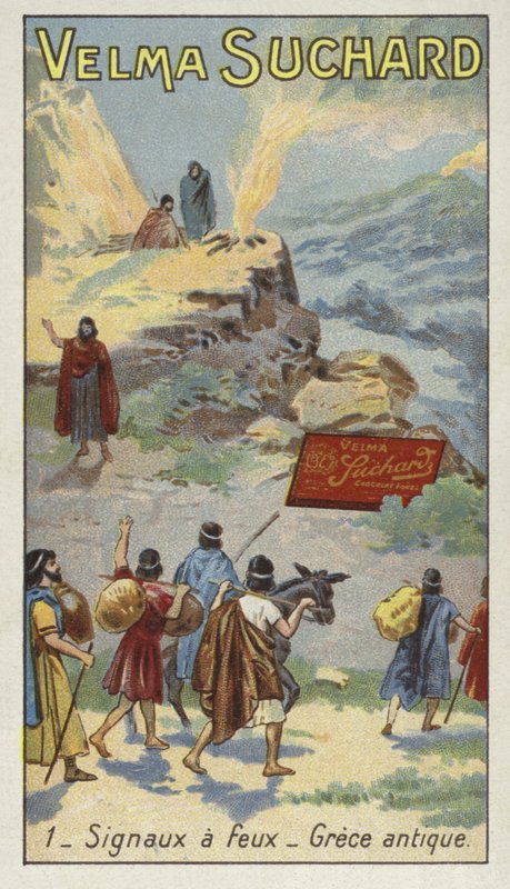 Ateşle sinyal vermek, Antik Yunanistan by European School