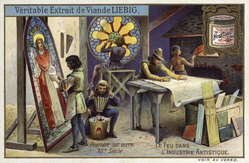 Vitray imalatı, 12. Yüzyıl by European School