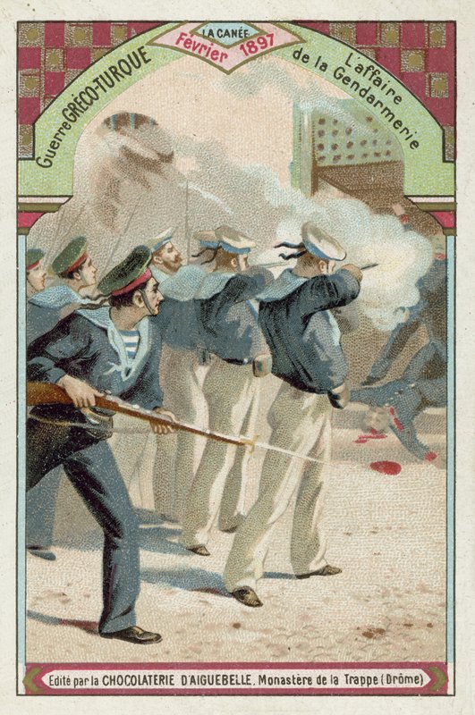 Jandarma, Hanya, Girit, Türk-Yunan Savaşı, Şubat 1897 by European School
