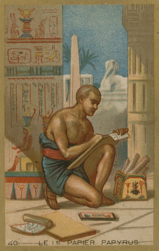 İlk kağıt. Papirüs by European School