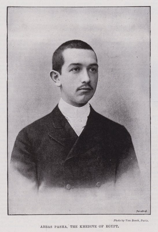 Abbas Paşa, Mısır Hidivi (s/b fotoğraf) by European Photographer