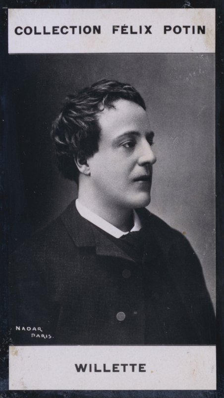 Adolphe Willette (1857) (s/b fotoğraf) by European Photographer