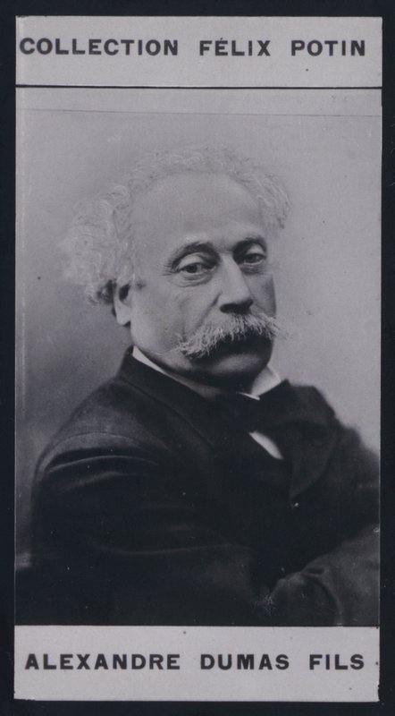 Alexandre Dumas Fils (1824-1895) (s/b fotoğraf) by European Photographer