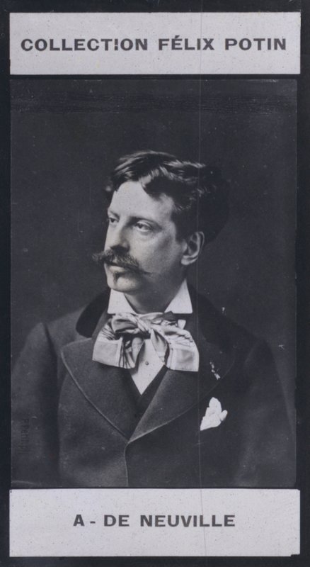 Alphonse de Neuville (1836-1885) (s/b fotoğraf) by European Photographer