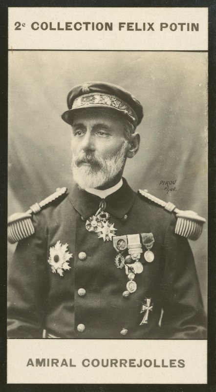 Amiral Charles-Louis-Theobald Courrejolles by European Photographer