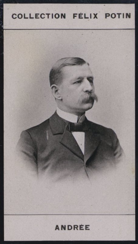Auguste Andree (1854) (s/b fotoğraf) by European Photographer