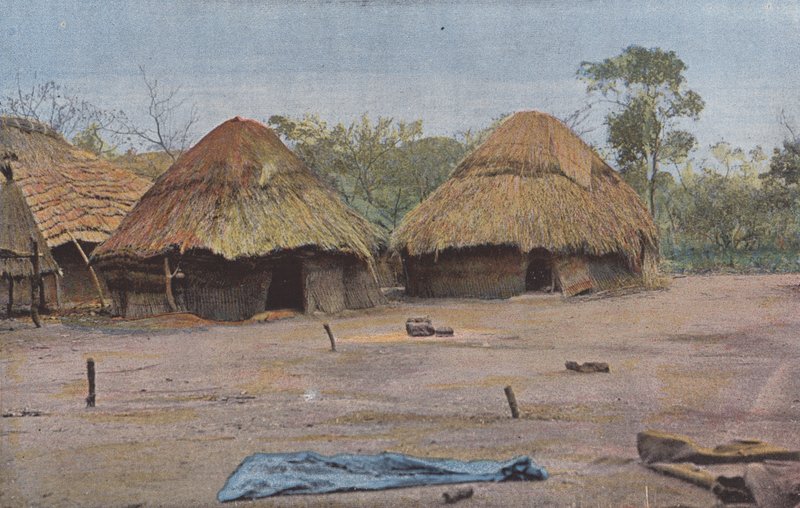 Case Dahomeenne, Kuzey Bölgesi by European Photographer