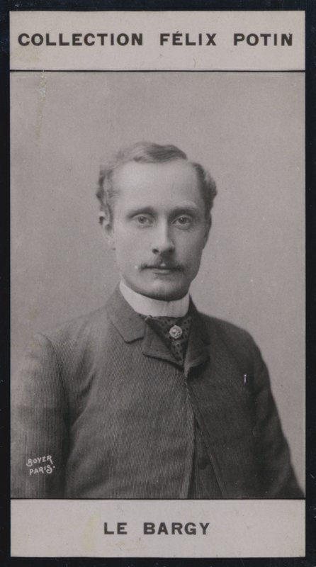 Charles-Gustave-Antoine Le Bargy (1858) (s/b fotoğraf) by European Photographer
