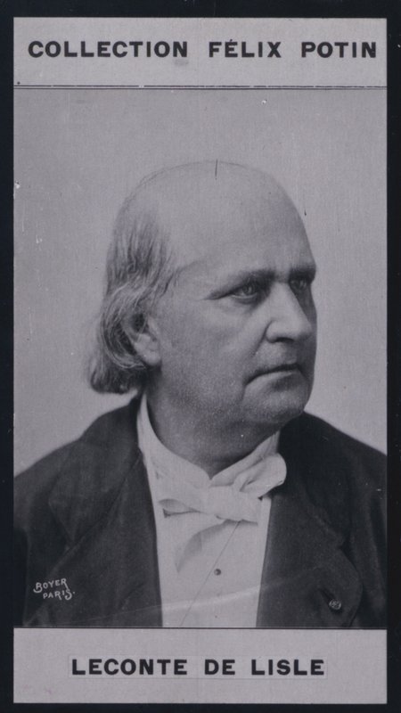 Charles Leconte De Lisle (1818-1894) (s/b fotoğraf) by European Photographer